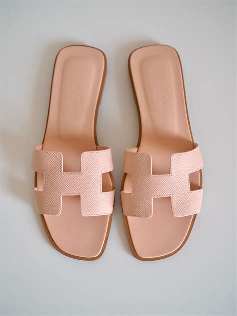 hermes oran rose pale|Hermes Oran Sandal Rose Pale Epsome Leather.